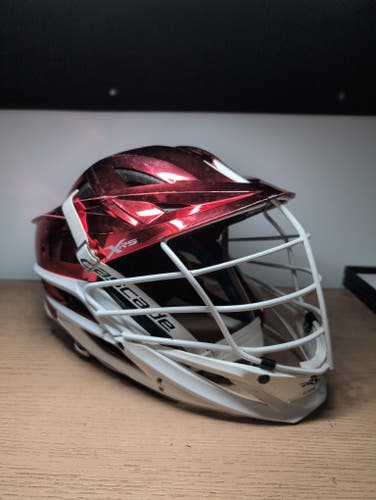 Chrome Red Cascade XRS Helmet (Used)