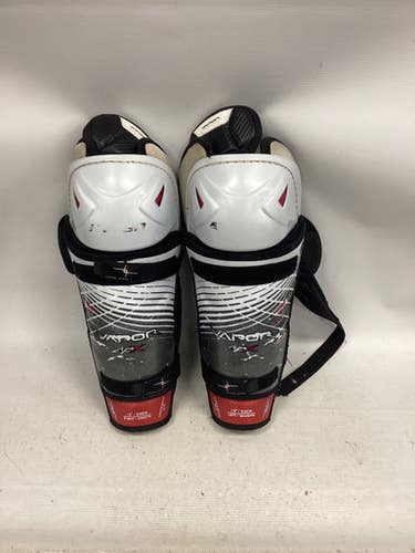 Used Bauer VAPOR APX Senior Shin Guards White 13" 11851-S000046246