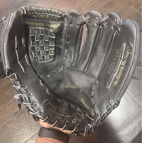 Rawlings Baseball Glove RBG10B Black Leather Right Hand Throw Randy Johnson
