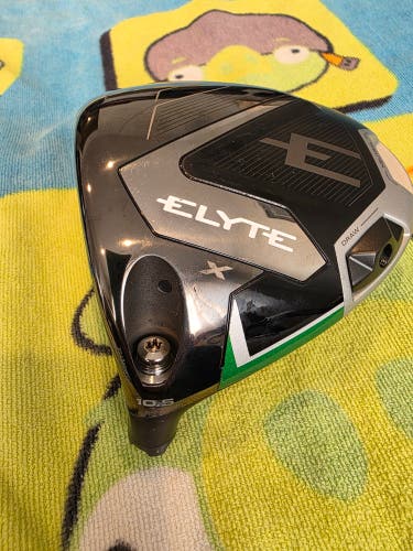 LEFT HAND CALLAWAY ELYTE X GOLF DRIVER HEAD ONLY 10.5*