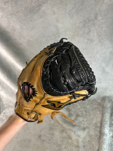 Brown Mizuno Power Close RH Catcher's Baseball Glove 31.5" (Used)