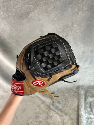 Brown Rawlings Premium Series RH Pitcher's Baseball Glove 12" (Used)