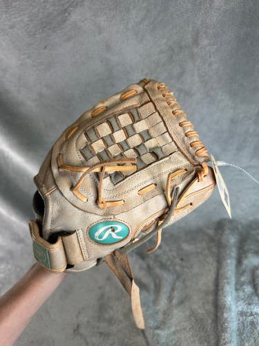 Gray Rawlings Sure Catch RH Pitcher's Baseball Glove 11.5" (Used)