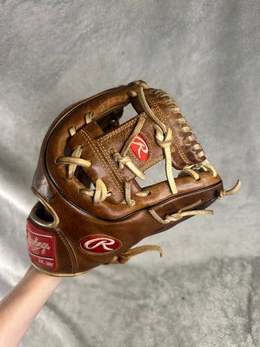 Brown Rawlings Heritage pro RH Infield Baseball Glove 11.5" (Used)