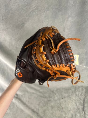Brown Nokona Alpha S-2 RH Catcher's Baseball Glove 32" (Used)