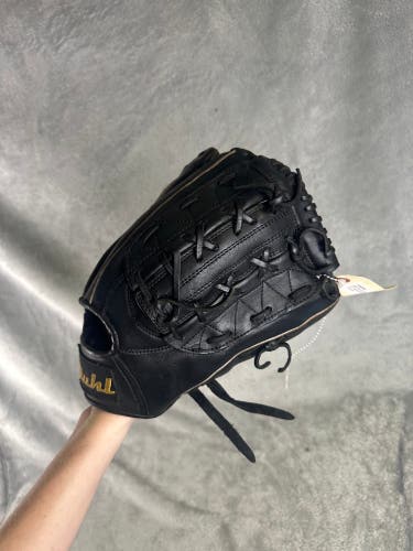 Black Muhl RH Pitcher's Baseball Glove 12" (Used)