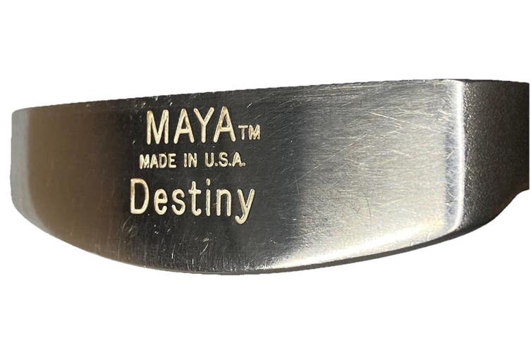 Maya Destiny Milled Insert Putter RH Steel 34 Inches Golf Pride Grip Great Club