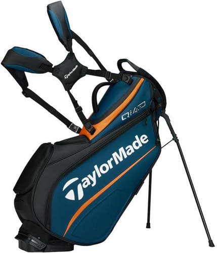 NEW 2026 TaylorMade Qi4D Blue/Black/Orange Tour Stand Carry Golf Bag