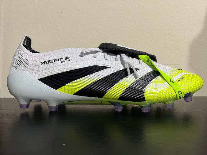Adidas Predator Elite FT AG Soccer Cleats Men's Size 12 JS0945 White / Lemon