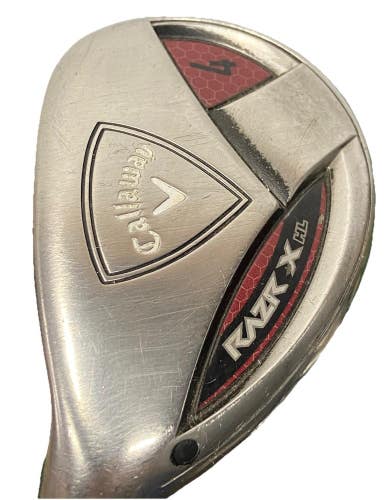 Callaway RAZR X HL 4 Hybrid 24 LH 50g Ladies Graphite 38.5" Good Undersize Grip