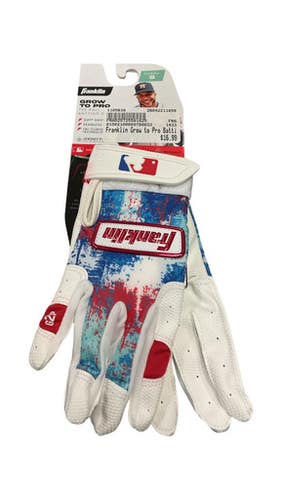 New Franklin Grow to Pro Batting Gloves- Teeball Small 11859-FRA025725581825