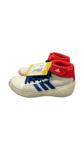 Used Adidas Wrestling Shoes White Junior 01 11859-S000030608