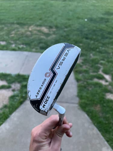 Odyssey Versa Right Handed Putter Steel Shaft (Used) with brand new SUPERSTROKE Grip