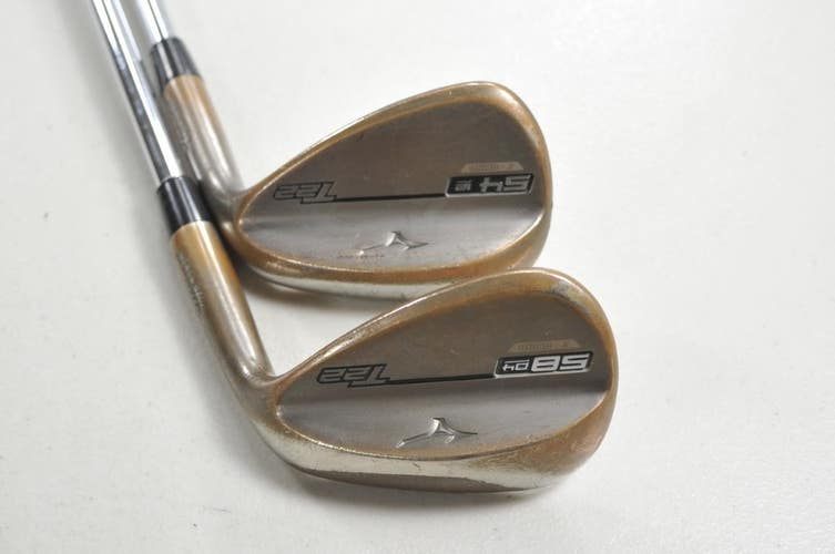 Mizuno T22 Denim Copper 54*, 58* Wedge Set Right DG S400 Stiff Steel  # 215129
