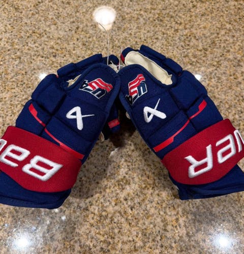 Bauer Supreme Mach Gloves 14" Pro Stock TEAM USA (New)
