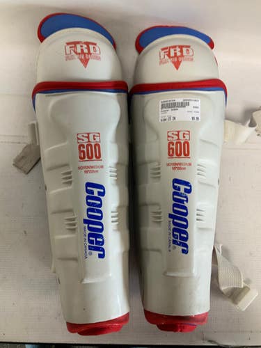 Used Cooper SG600 Senior Shin Guards Grey 15" 11823-S000038794