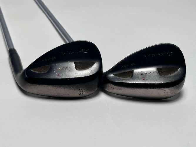 TaylorMade Rac Black Wedge Set 56* 12 60* 7 Dynamic Gold Wedge Steel Mens RH