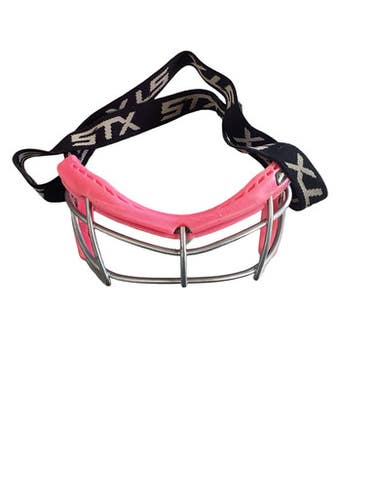 Used STX ROOKIE-S GOGGLES Lacrosse Facial Protect Pink MD 11760-S000091182