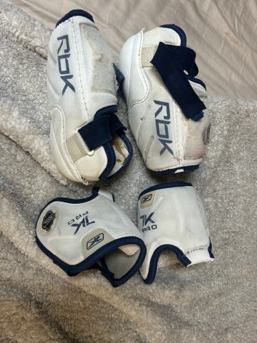 Used JOFA NHL Senior Size 5 Medium Reebok 7K Pro Elbow Pads Pro Stock