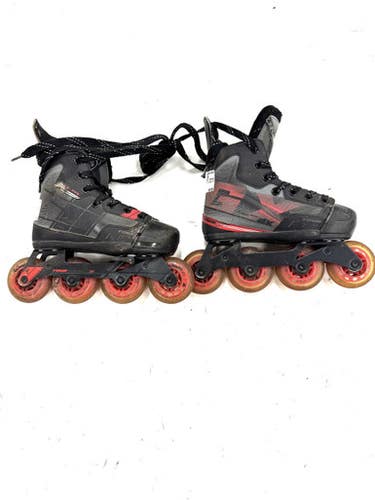 Used Tour Skate Roller Hockey Skates Black Adjustable 11860-S000308292