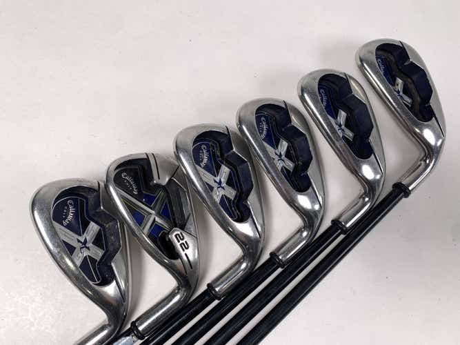 Callaway X-18 Iron Set 5-PW 75g Regular Graphite Mens RH Midsize Grips