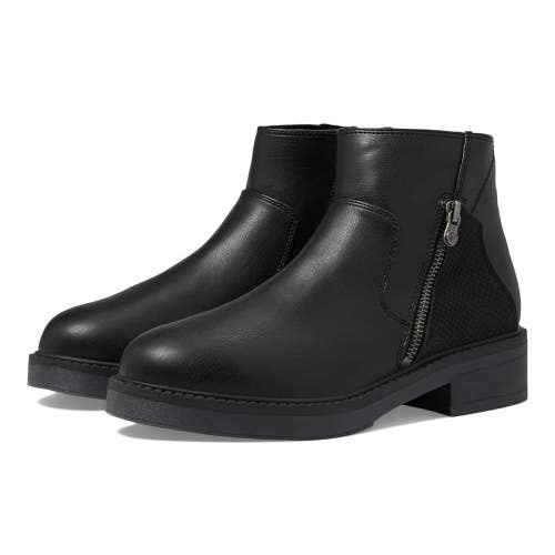 Blowfish Malibu Vienna Boots Womens 10 M Black Side Zip Round Toe Ankle HTAT1250