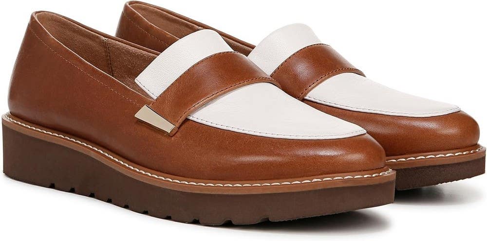 Naturalizer Adiline G5143LI203 Loafer Womens US 7.5 Brown Leather Shoes HTAT1126