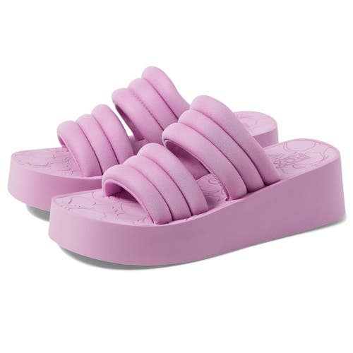 Roxy Totally Tubular Sandals Women's US 7 M Pink Slip On Platform Slide HTAT1211