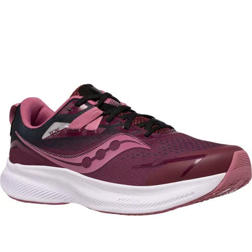 Saucony Ride 15 SK1660-72 Sneakers Kids US 5M Dark Red Running Shoes HTAT1258
