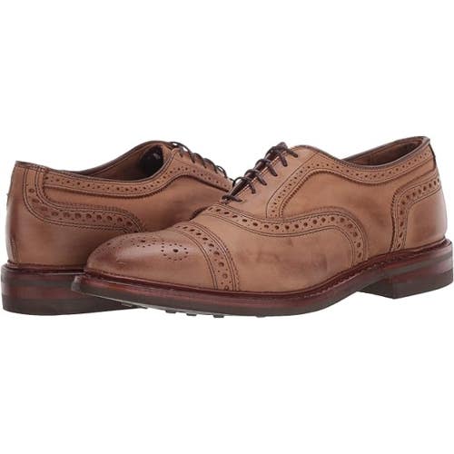 Allen Edmonds Strandmok 2906-230 Oxford Mens 11.5 3E Tan Dress Shoes HTAT1213