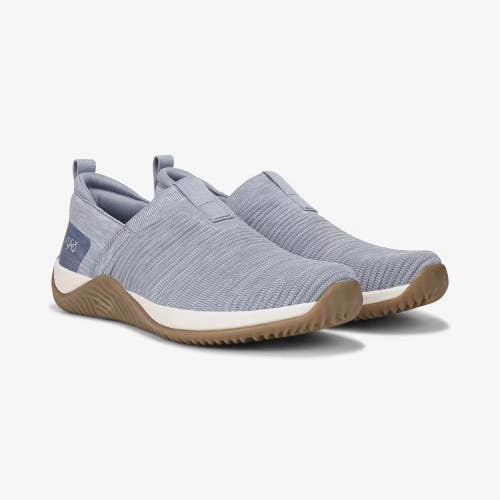 Ryka Echo H4907M1404 Sneaker Womens 6 D Blue Knit Slip On Comfort Shoes HTAT1183