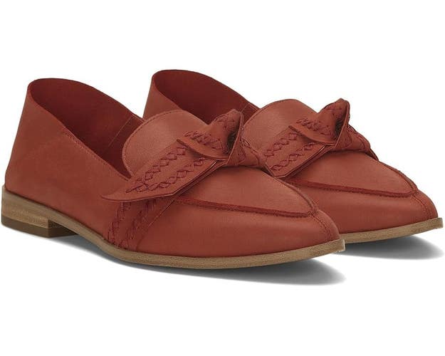 Lucky Brand Abelle Loafer Womens US 7.5 Brown Pointed Toe Flat Shoes HTAT1187