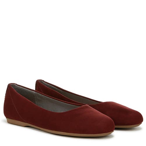 Dr. Scholls Wexley I0564F2602 Ballet Flat Women 8.5M Wine Slip On Shoes HTAT1224