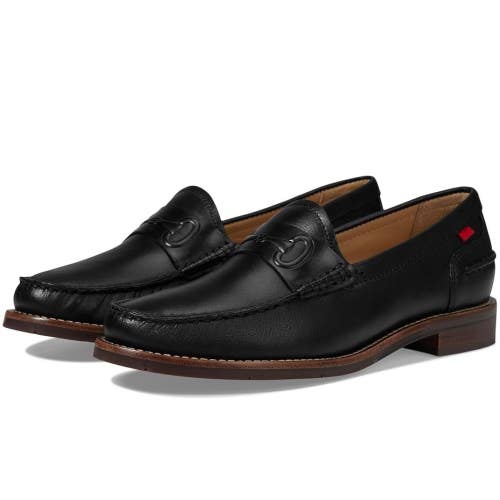 Marc Joseph New York Academy Park Flats Womens 9M Black Leather Loafers HTAT1065