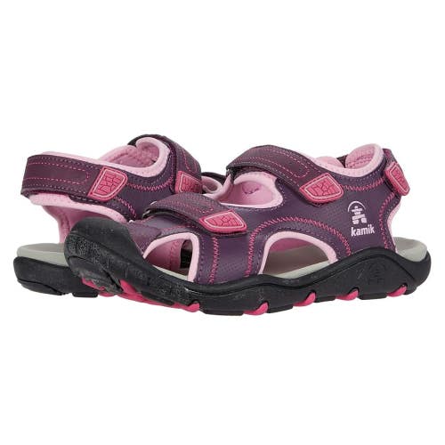 Kamik Seaturtle 2 HK9042 Sandals Toddlers 6 Purple Closed Toe Fisherman HTAT1201