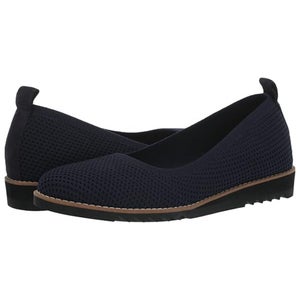 Eileen Fisher Etta Flats Women's US 5 M Midnight Almond Toe Slip On HTAT1133