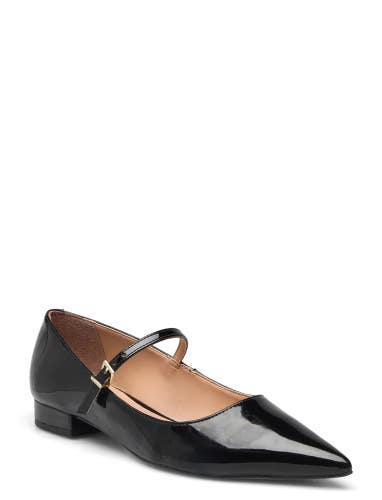 Dune London Hastas Mary Jane Pumps Women's 11 Black Patent Flat Shoes HTAT1172