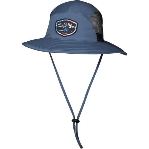 Salt Life Canton Boonie Hat Men's Atlantic Chin Strap Wide Brim Cap DSGL1269