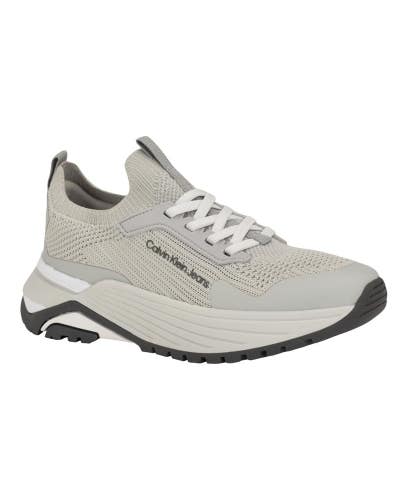 Calvin Klein Ariany Sneakers Women's Light Gray Slip On Walking Shoes HTAT920