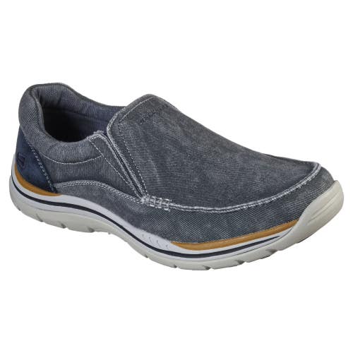 Skechers Expected - Avillo 64109-BLU Loafers Men's 9D Blue Slip On Shoes ZAP2395