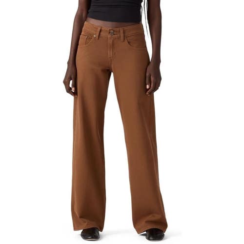 Levi's Superlow Jeans Women's Washed Bison Denim Loose Fit Straight Leg JAX1290
