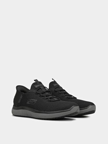 Skechers Summits - Colsin 200205-BKCC Sneaker Men 12 Black Slip On Shoes ZAP2427
