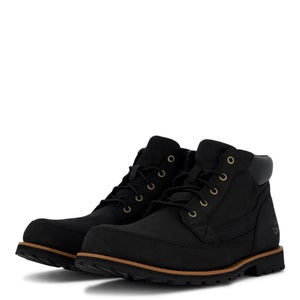 Timberland Attleboro TB0A6581015 Men 12 Black Leather Ankle Chukka Boots RHS8165
