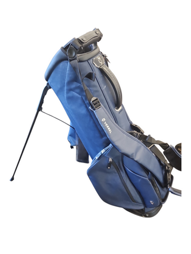 Used VESSEL LUX LOOPER STAND NEW Mens Stand Bag Navy Blue 11850-S000024282