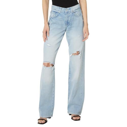 7 for All Mankind Tess Jeans Women's 30 Secret Keeper Denim Distressed FROG548