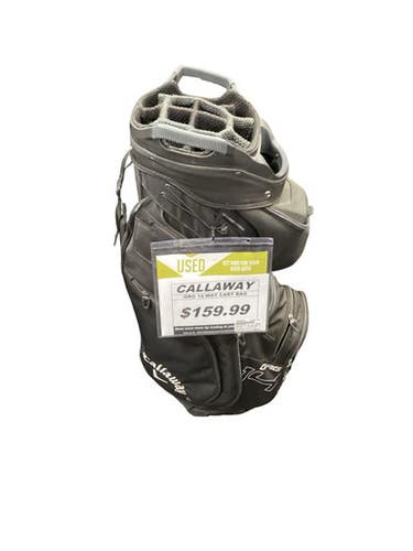 Used Callaway 14 WAY ORG CART BAG Mens Cart Bag Black 11347-S000268301