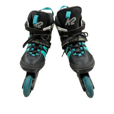 Used K2 K2 SKATES Senior Roller Quad Skates Black Senior 7 11847-S000034902