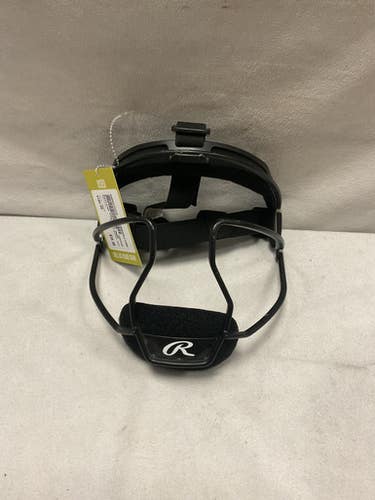 Used Rawlings FIELDERS MASK BB/SB Fielders Mask Black One Size 11490-S000272328
