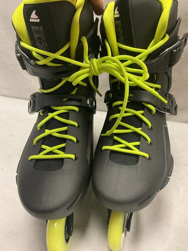 Used Rollerblade LIGHTNING Senior Rec Fitness Skates Black Senior 9 11490-S000272299