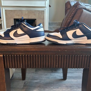 Blue Men's Size M 9.5 (W 10.5) Adult Nike Dunk Low Shoes (Used)